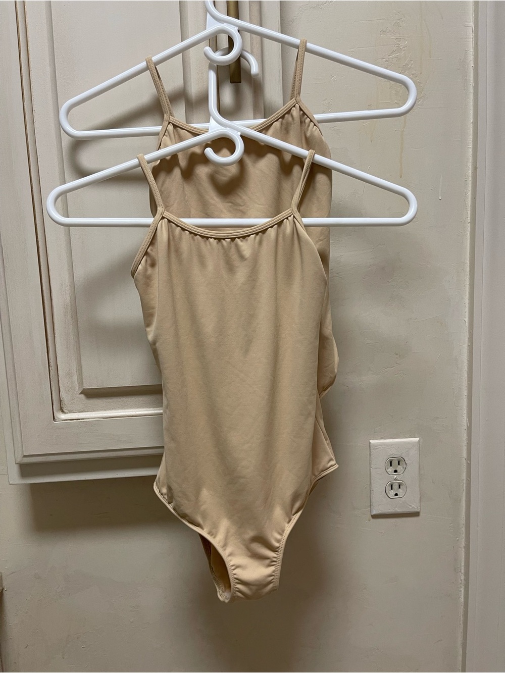 Bloch Nude Neutral beige leotard size 12
